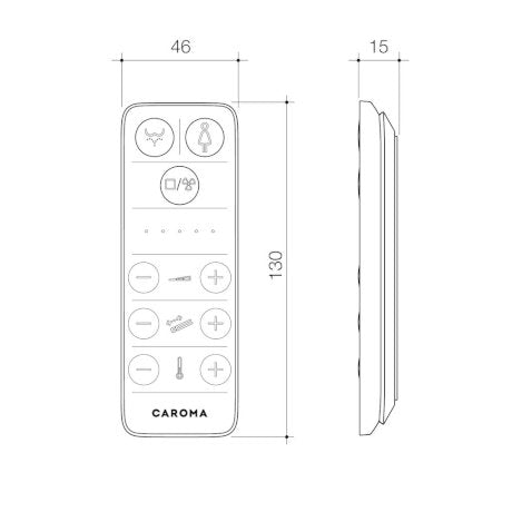 Caroma Livewell Bidet Seat Remote Control