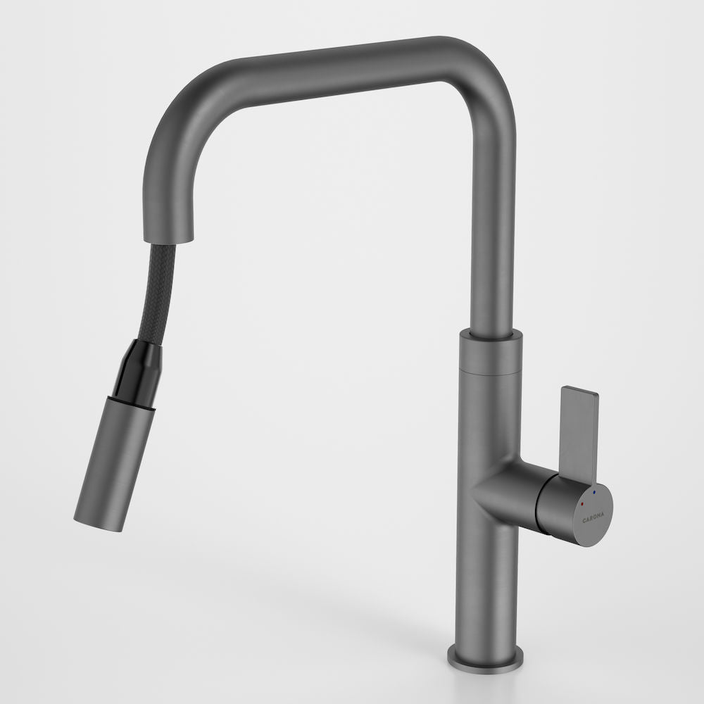 Caroma Urbane II Pull Out Sink Mixer Gun Metal Lead Free