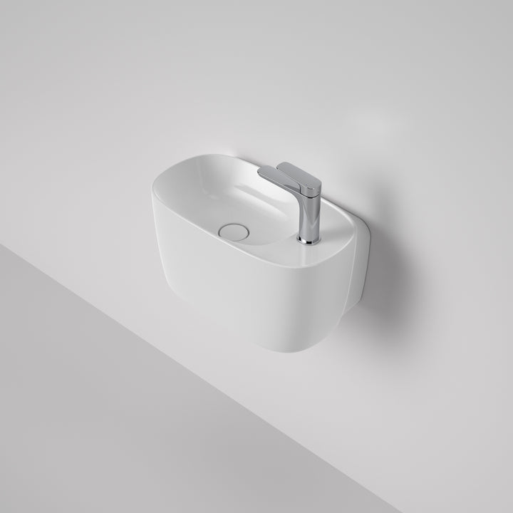 Caroma Contura II Hand Wall Basin (1 Tap Hole) White