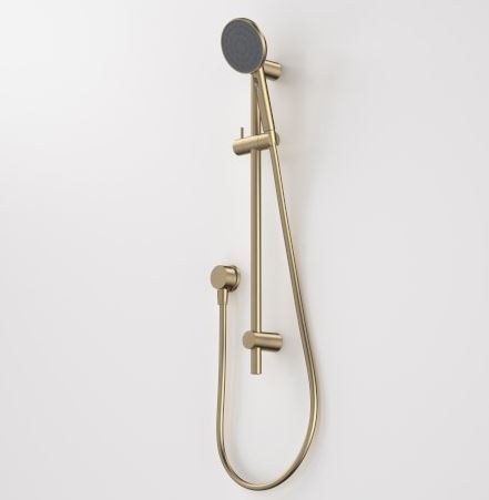 Caroma Urbane II Rail Shower - Brushed Brass