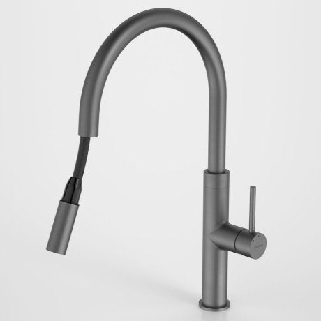 Caroma Liano II Pull Out Sink Mixer Gun Metal Lead Free