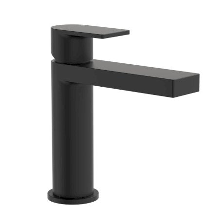 Clark Round Square Basin Mixer Matte Black Lead Free