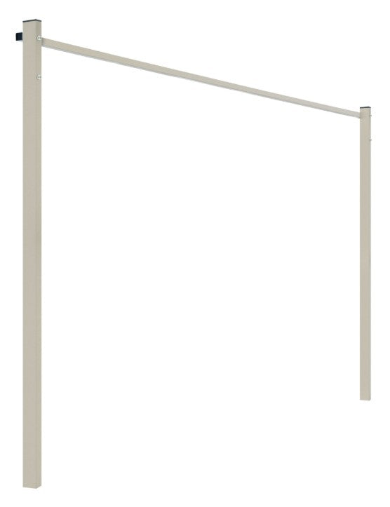 Sunbreeze Clotheslines Ground Mount Kit Plated (2400mm) Paperbark