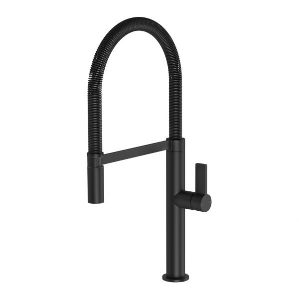 Phoenix Prize Flexible Coil Sink Mixer Matte Black