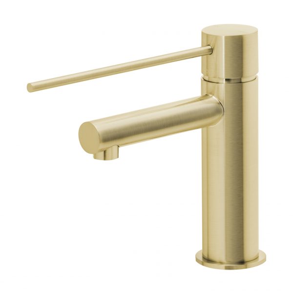 Phoenix Vivid Slimline Basin Mixer with Extended Lever Brushed Gold
