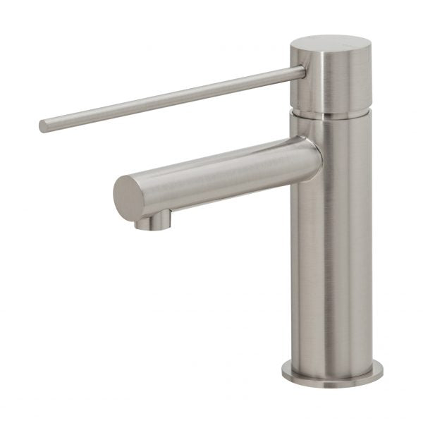 Phoenix Vivid Slimline Basin Mixer with Extended Lever Brushed Nickel
