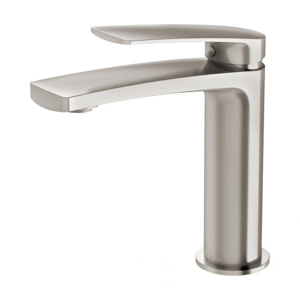 Phoenix Mekko Basin Mixer Brushed Nickel Lead Free