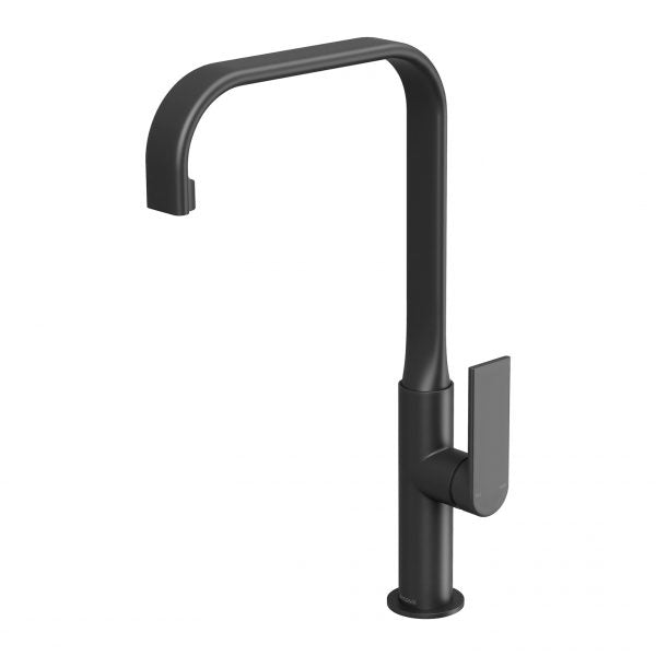 Phoenix Teel Sink Mixer 200mm Squareline Matte Black Lead Free