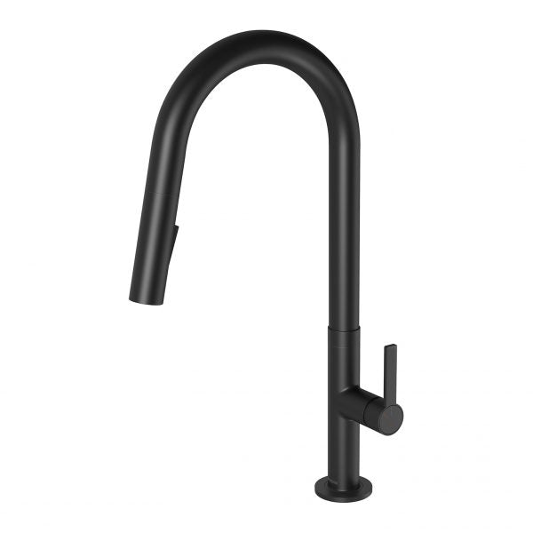 Phoenix Lexi MKII Pull Out Sink Mixer Matte Black Lead Free