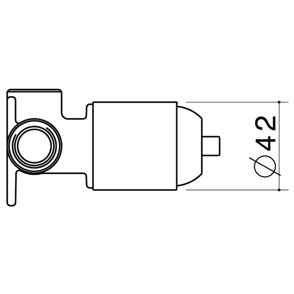 Stylus Verdi Bath Shower Mixer Body Only
