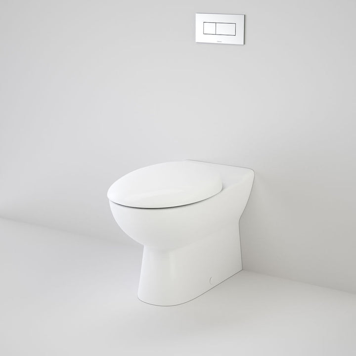 Caroma Leda Invisi Series II® Wall Faced Suite with Pedigree II Seat
