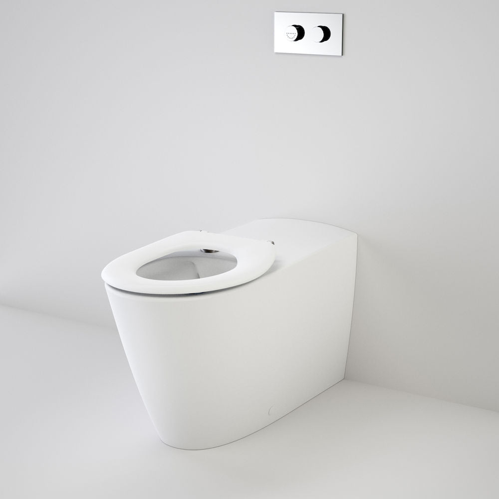 Caroma Care 800 Cleanflush® Wall Faced Invisi Series II® Toilet Suite - Caravelle Care SF WH (with GermGard®)