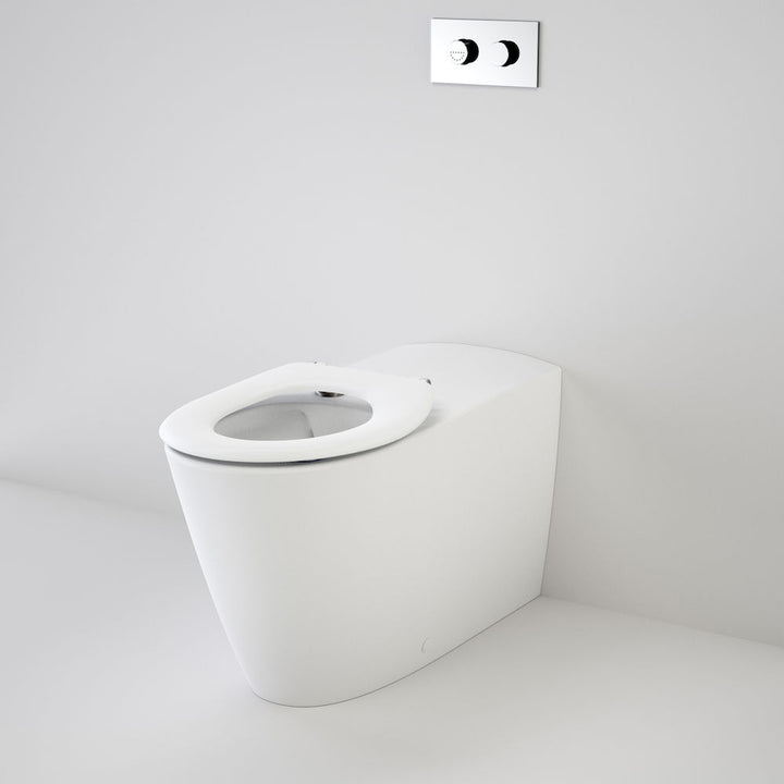 Caroma Care 800 Cleanflush® Wall Faced Invisi Series II® Toilet Suite - Caravelle Care SF WH (with GermGard®)