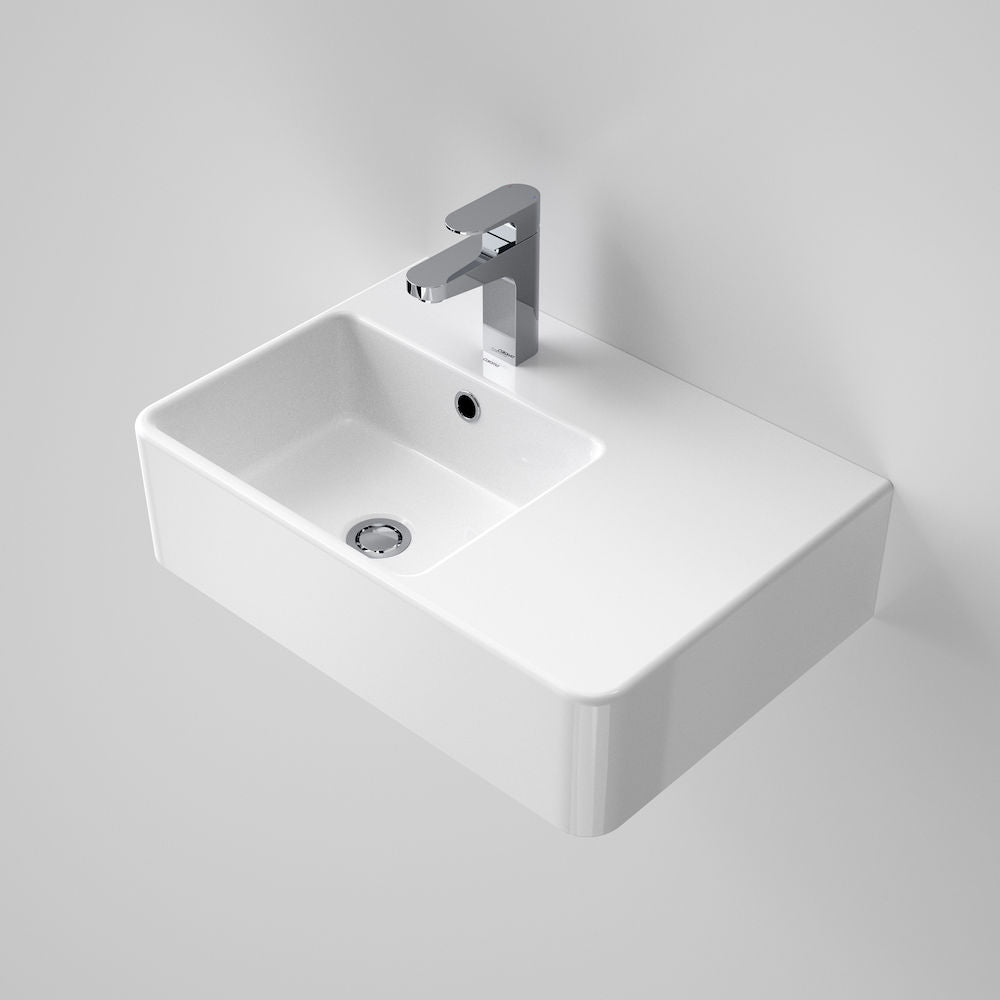 Caroma Cube Extension Wall Basin RHS No Tap Hole