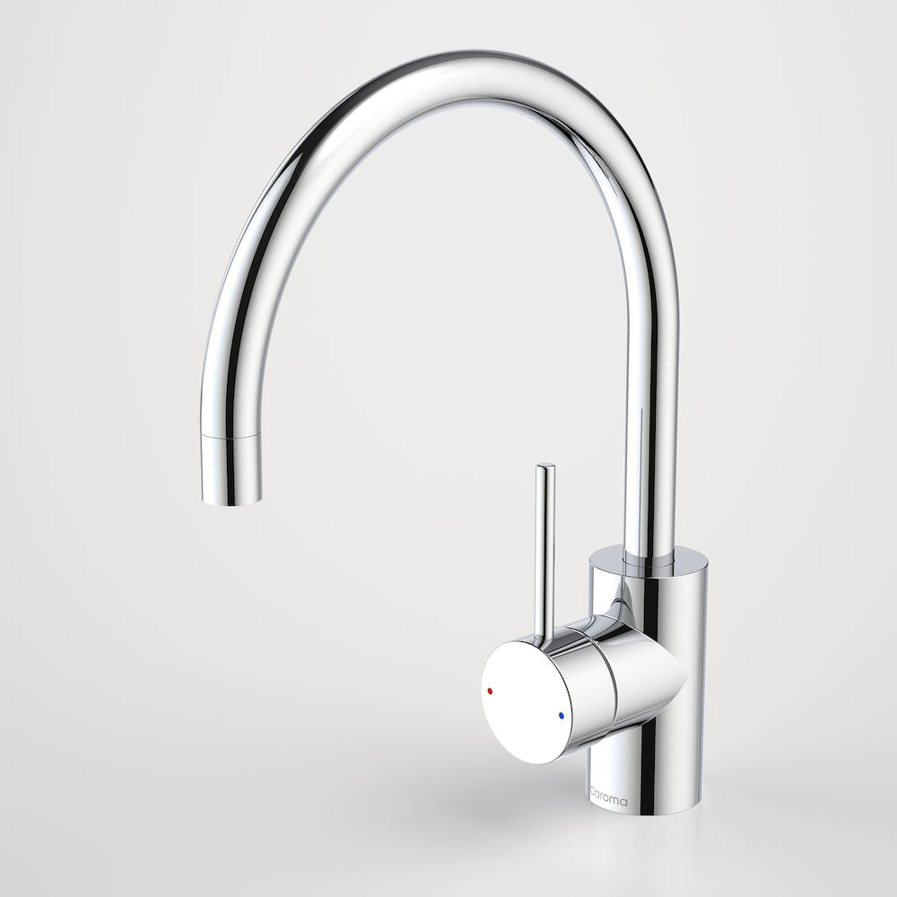 Caroma Pin Lever Sink Mixer Gooseneck 4 star