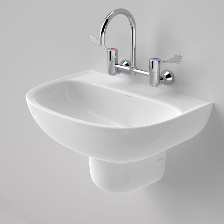 Caroma Care 600 Wall Basin (with GERMGARD®) - No Tap Hole