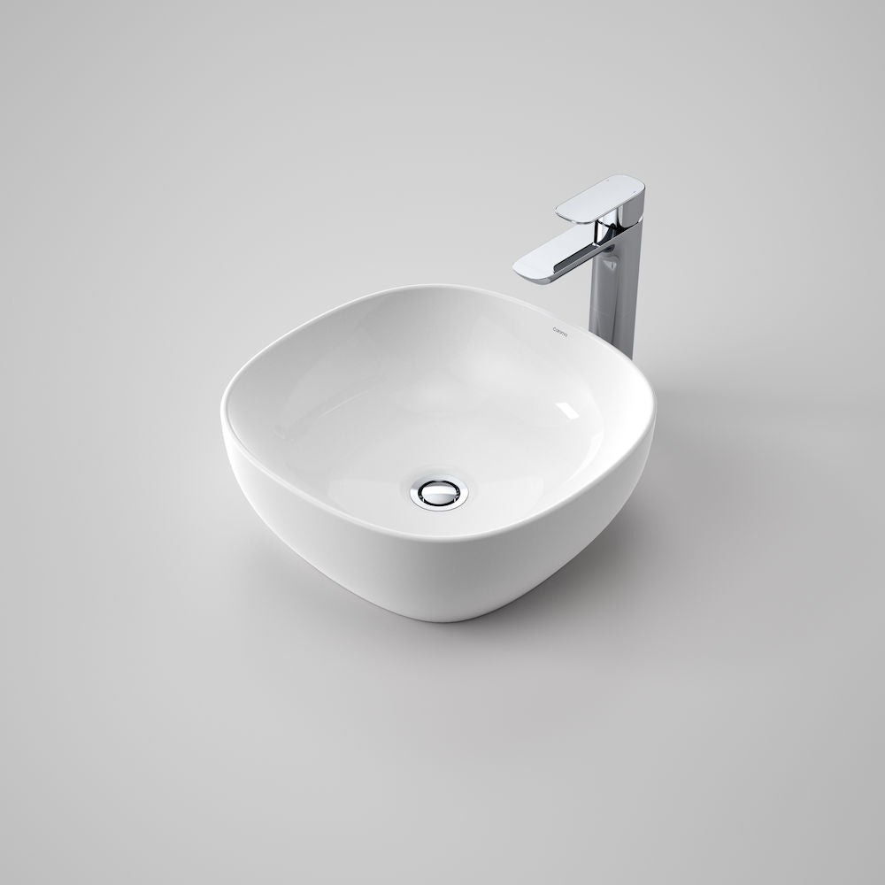 Caroma Tribute Above Counter Basin - Curved Square 400mm