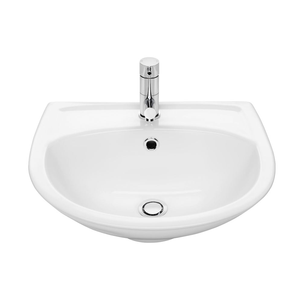 Stylus Symphony Wall Basin - 1 Tap Hole