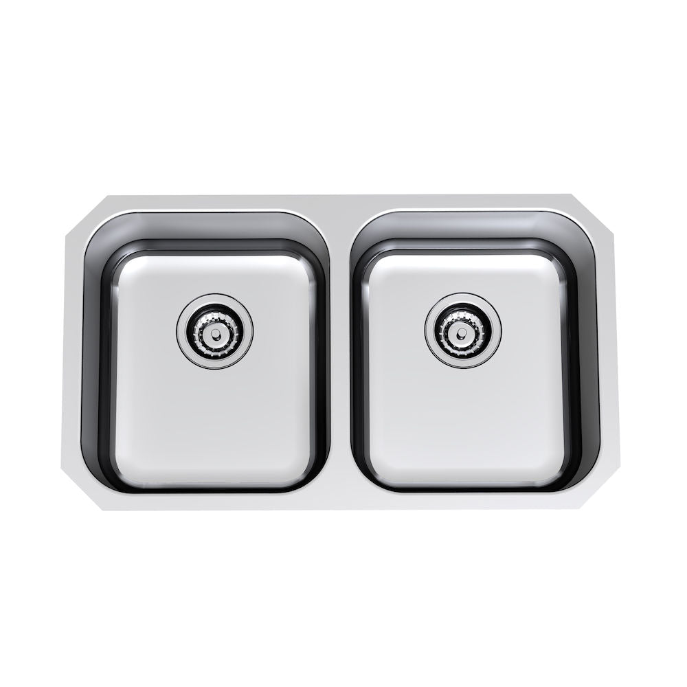 Clark Polar Double Bowl Undermount