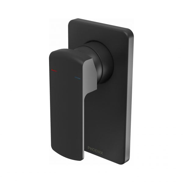Phoenix Teva Shower / Wall Mixer Trim Kit Only Matte Black
