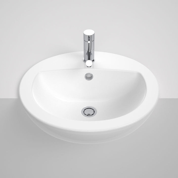 Stylus Venecia Semi Recessed Vanity Basin - 1 Tap Hole