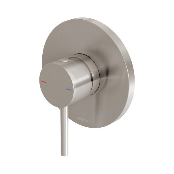 Phoenix Pina Shower / Wall Mixer Trim Kit Only Brushed Nickel