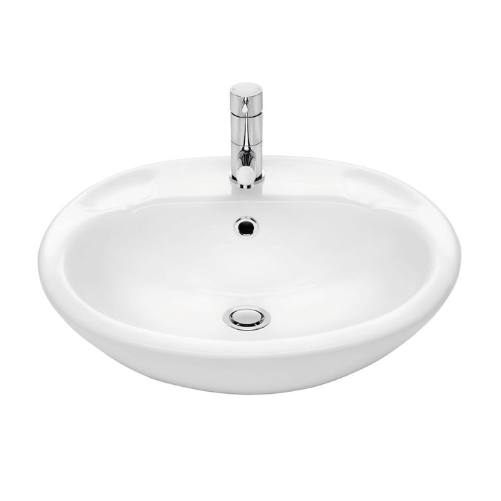 Stylus Symphony Semi-Recessed Vanity Basin - 3 Tap Hole