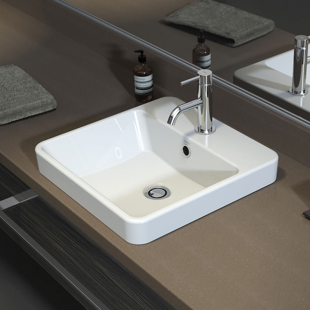 Caroma Carboni Seamless Inset Vanity Basin 1TH OF