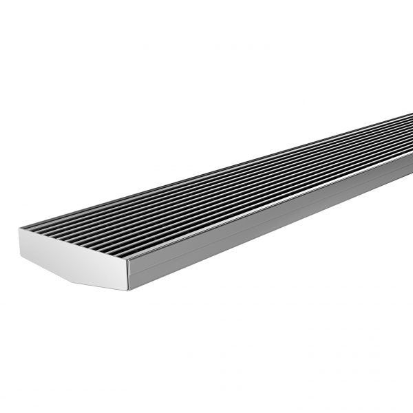 Phoenix Phoenix V Channel Drain HG 100 x 600mm Outlet 90mm Stainless Steel