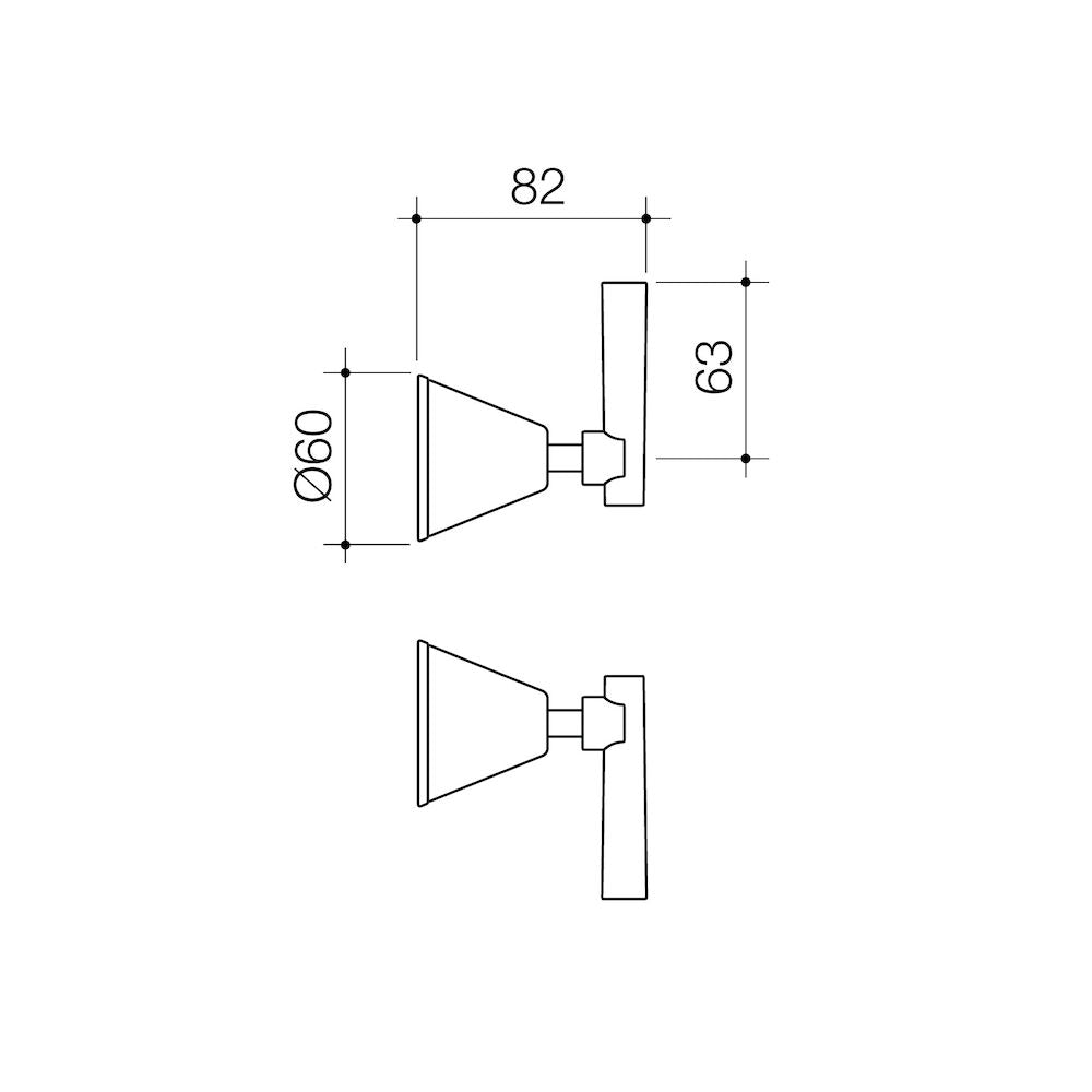 Caroma Elegance Lever Wall Top Assemblies