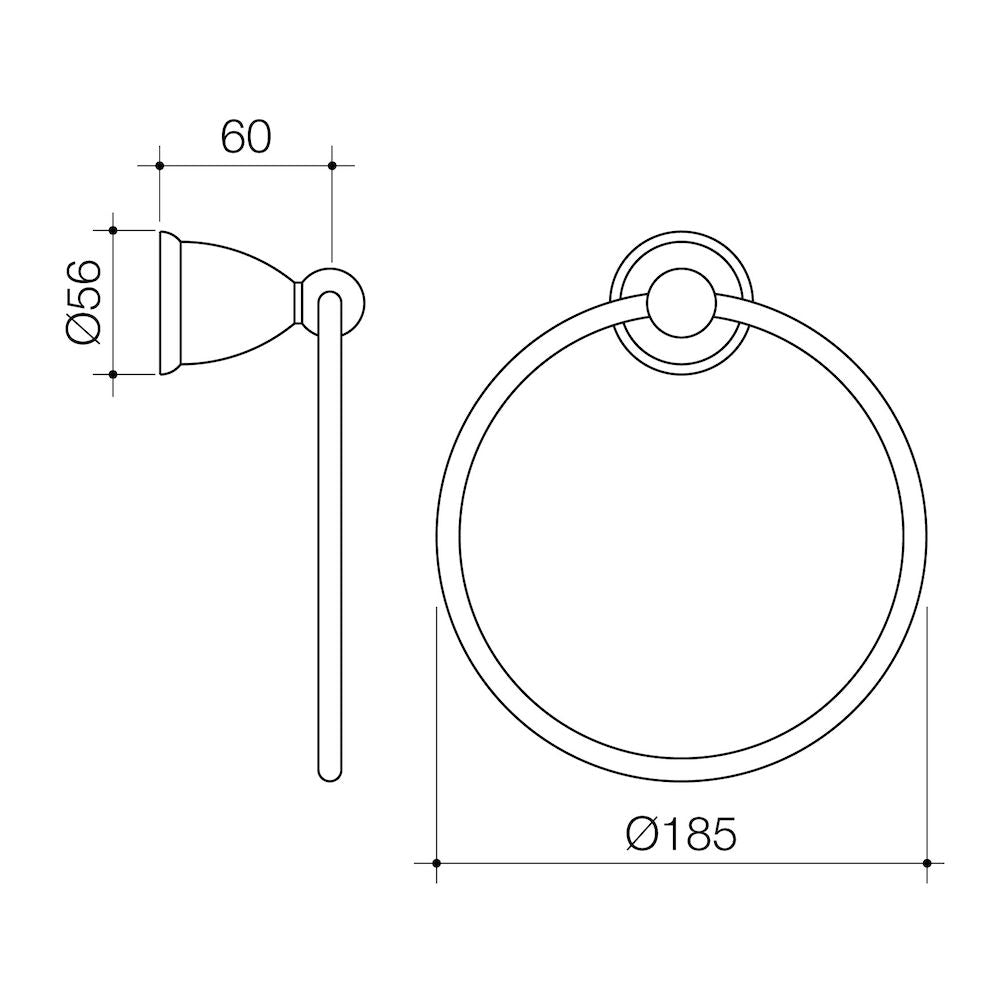 Stylus Venecia Towel Ring