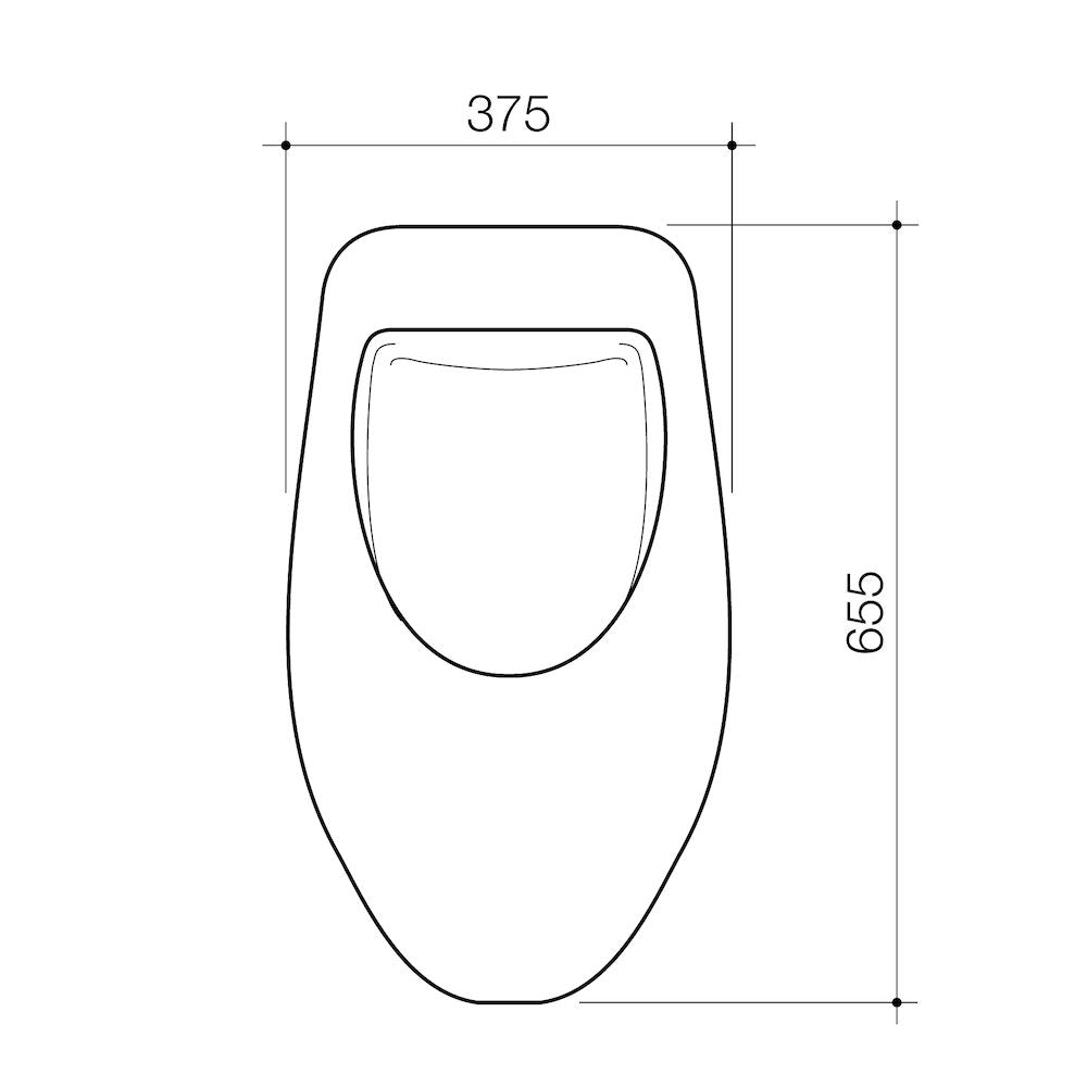 Caroma Integra Back Inlet Urinal