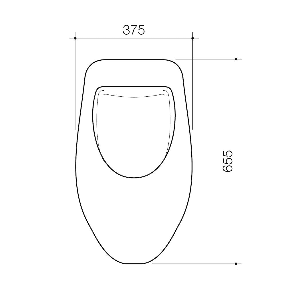 Caroma Integra Back Inlet Urinal