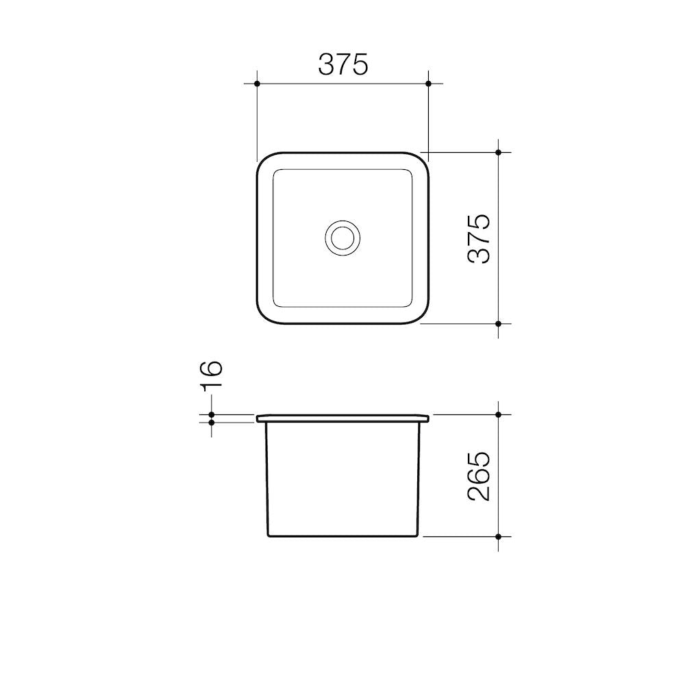 Caroma Laboratory Vitreous China Basin - Medium