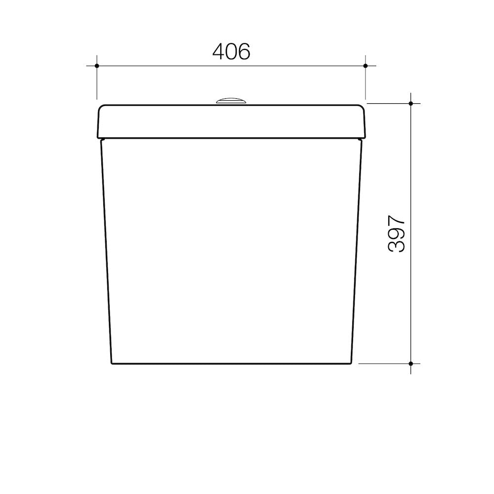 Caroma Profile Close Coupled Bottom Inlet Cistern