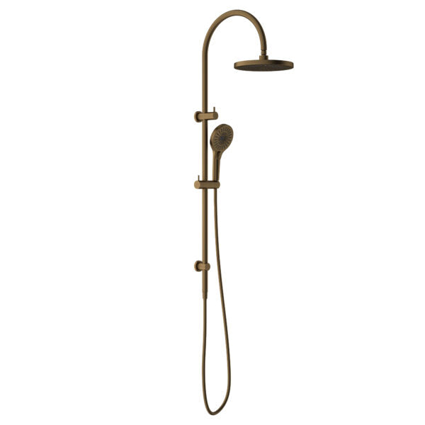 Nero Mecca Twin Shower With Shower Brushed Bronze