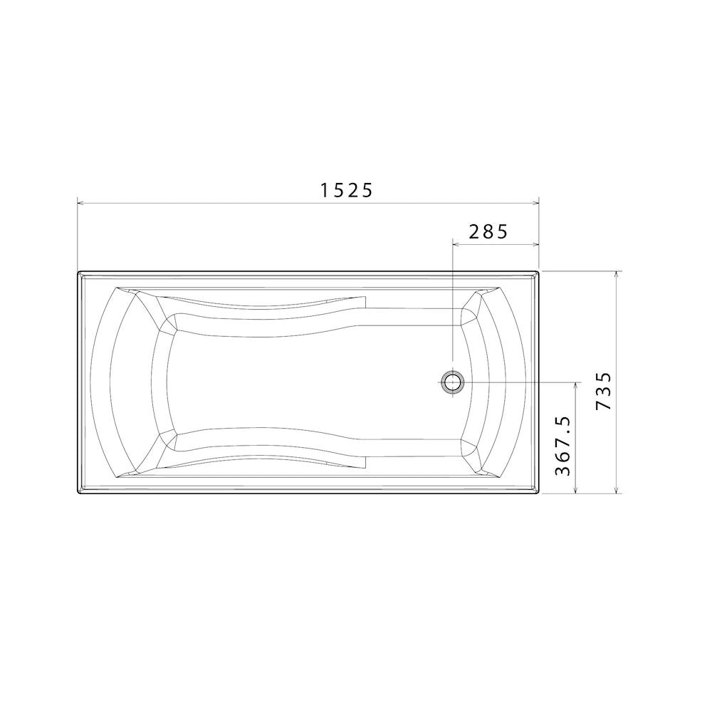 Caroma Maxton 1525 Bath