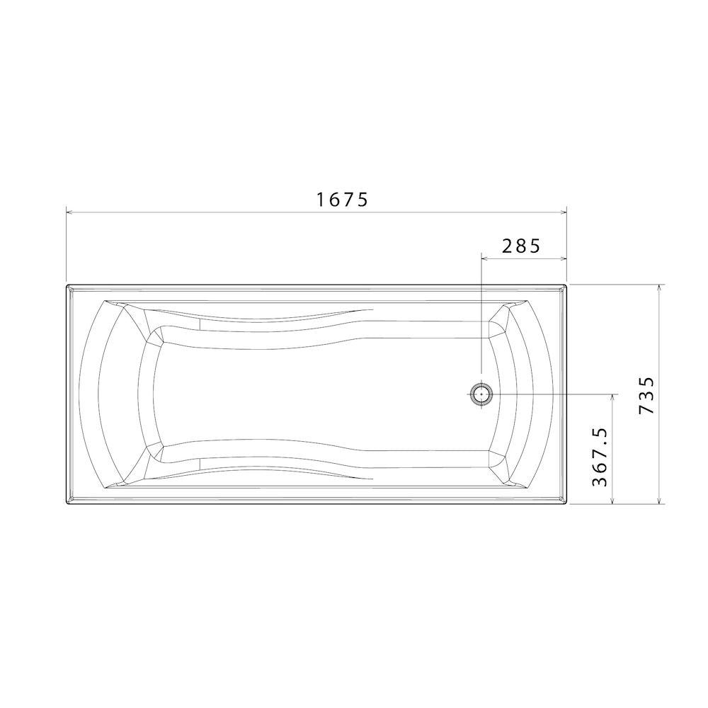 Caroma Maxton 1675 Bath