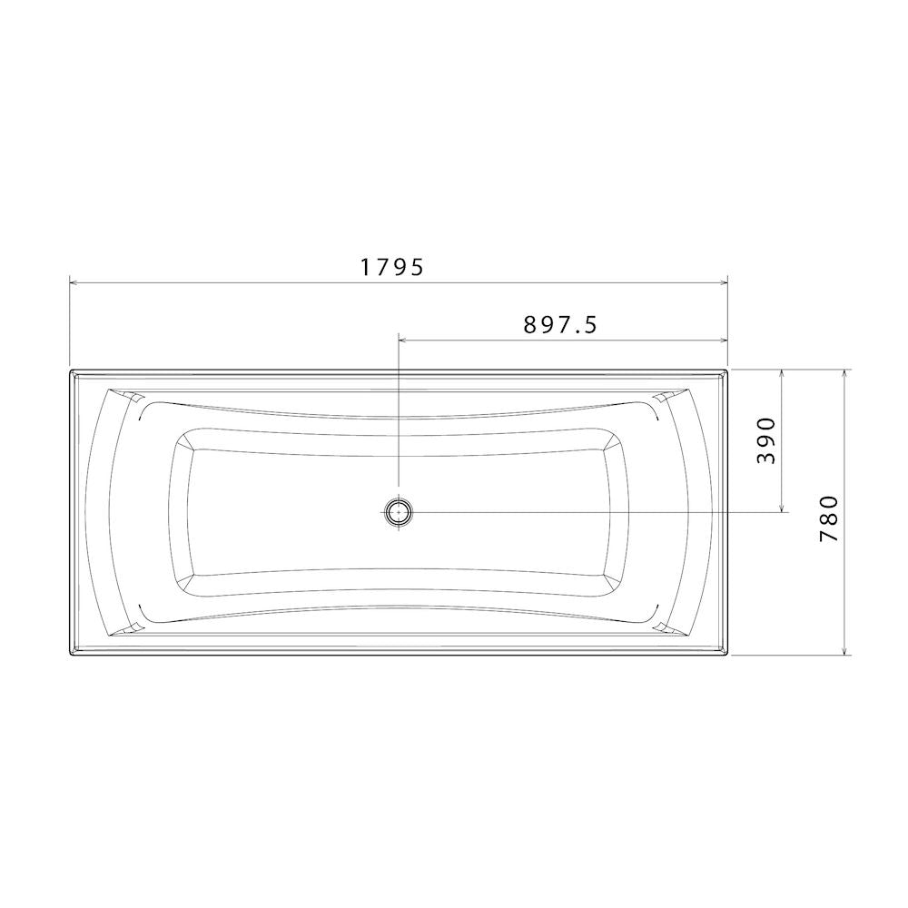 Caroma Maxton 1800 Bath