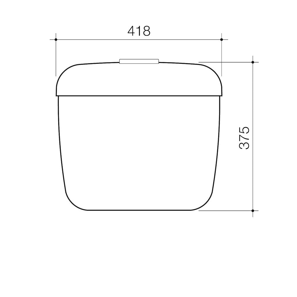 Stylus TASMAN LINK 4S RH CISTERN