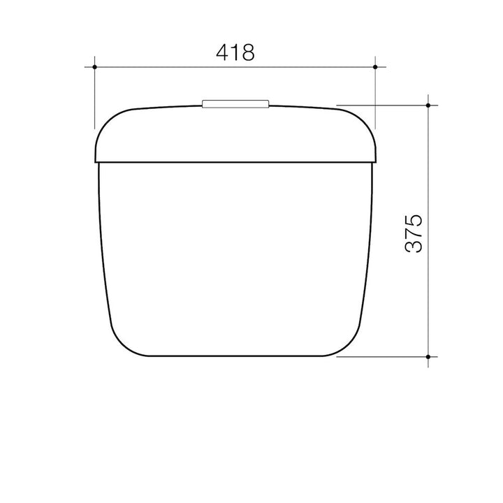 Stylus TASMAN LINK 4S RH CISTERN