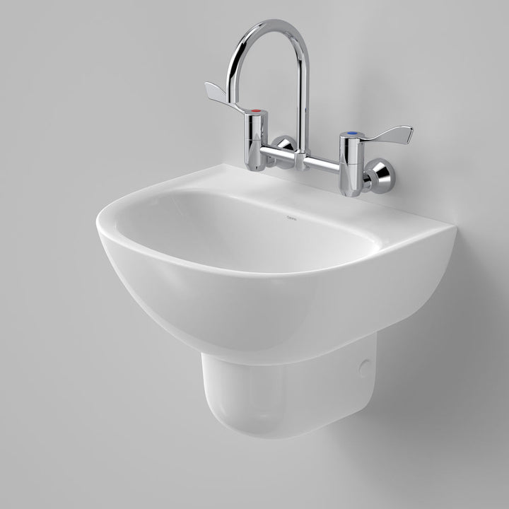 Caroma Care 500 Wall Basin (with GERMGARD®) - No Tap Hole