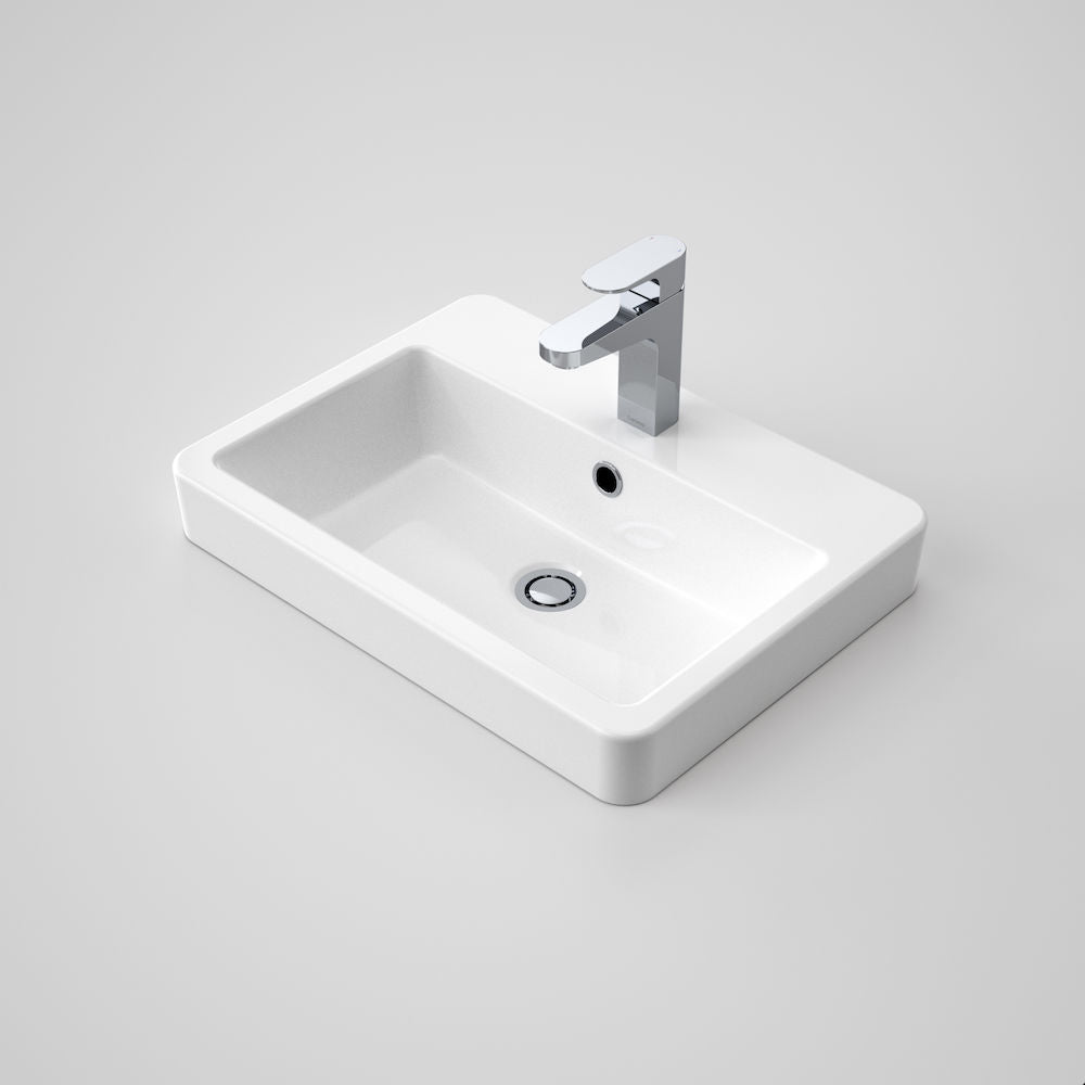 Caroma Basa Inset Basin - 1 Tap Hole