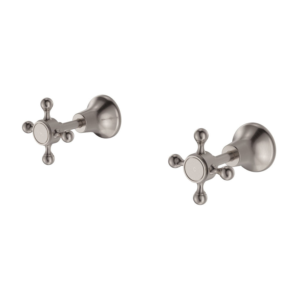 Fienza Lillian Wall Top Assembly Brushed Nickel