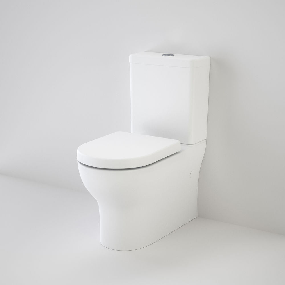 Clark Round Back To Wall Toilet Suite - Bottom Inlet (High Profile Seat)
