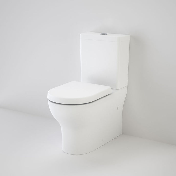 Clark Round Back To Wall Toilet Suite - Bottom Inlet (High Profile Seat)