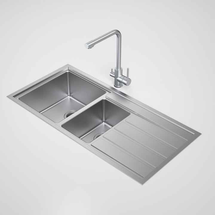 Caroma Compass 1.5 Bowl No Tap Hole LHB