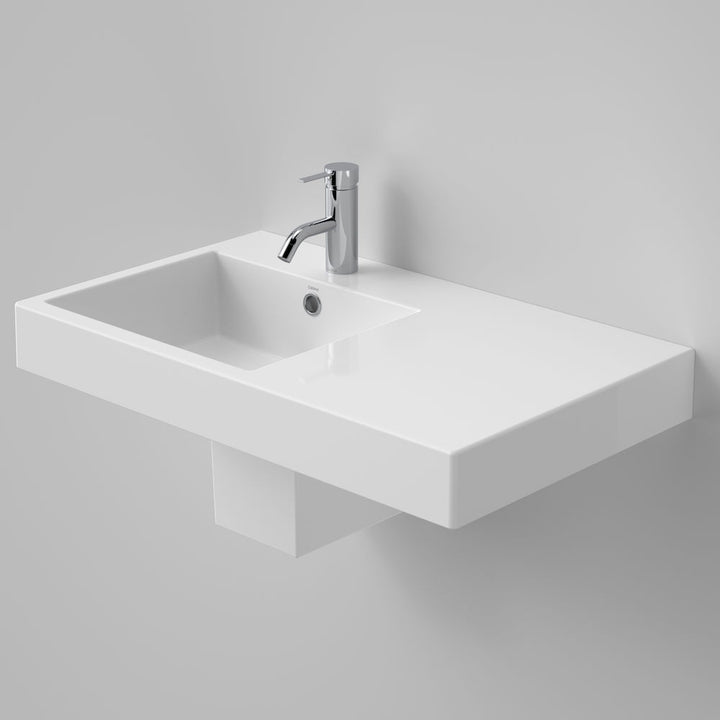 Caroma Liano Nexus 750 Wall Basin RHS 1 Tap Hole