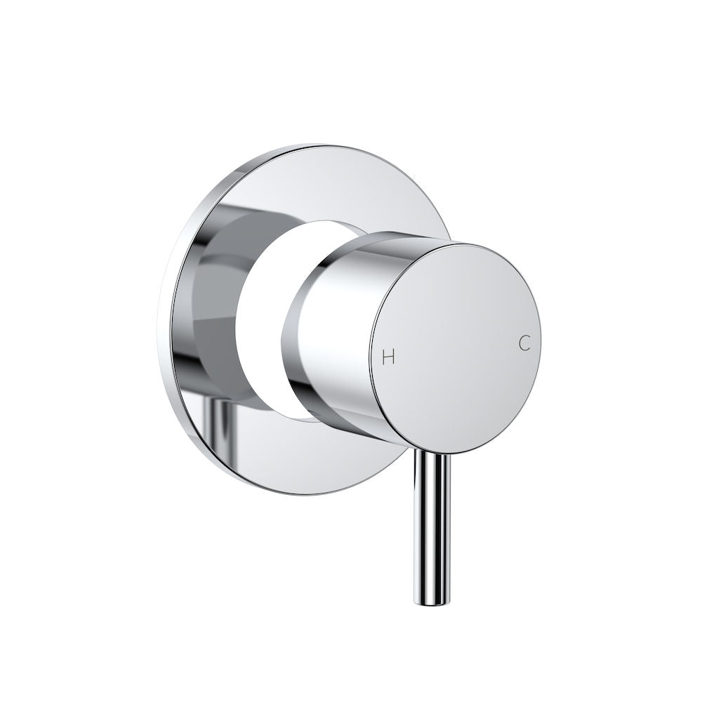 Clark Round Pin Wall Mixer Trim Kit - Chrome