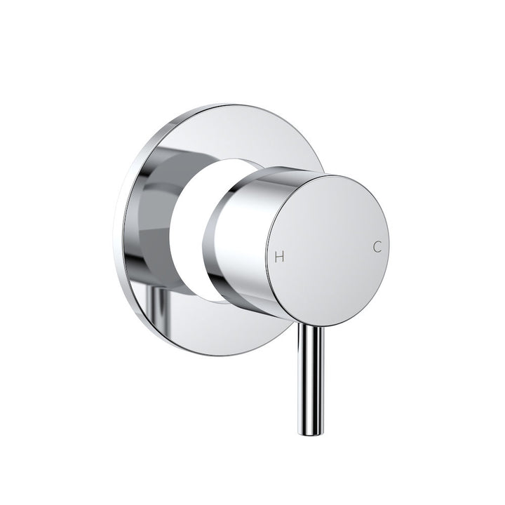 Clark Round Pin Wall Mixer Trim Kit - Chrome